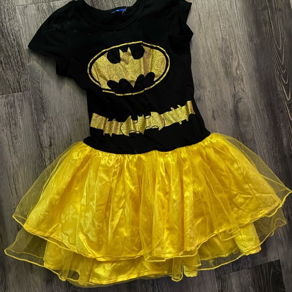 Black and Yellow Batman Dress